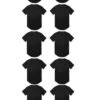 SCALLOP T-SHIRT 10 PACK (BLACKOUT)