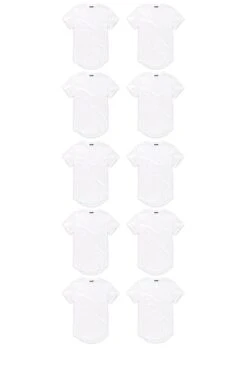 SCALLOP T-SHIRT 10 PACK (WHITEOUT)