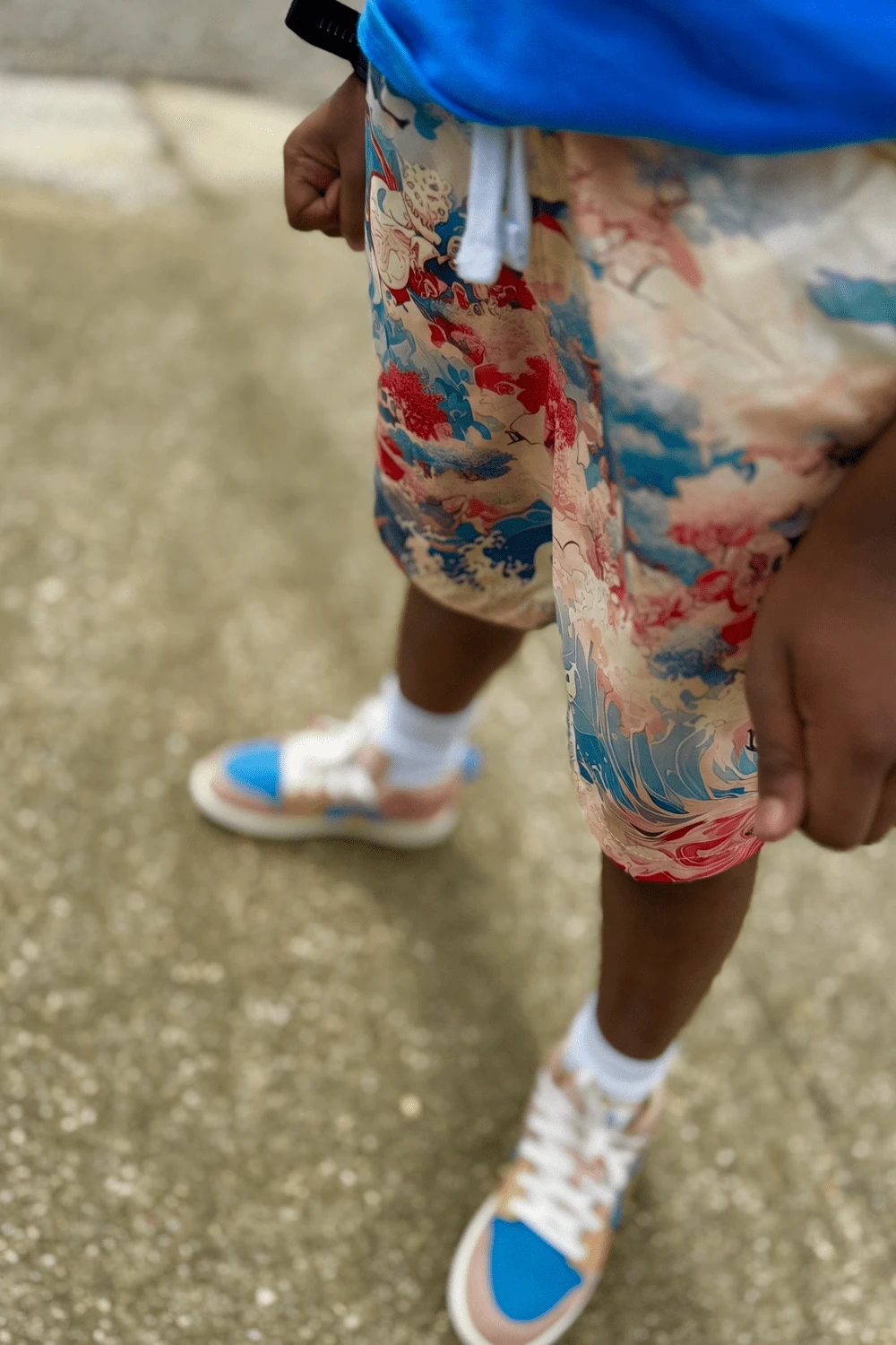 Kids Ibiza Lounge Shorts (Coral) - Image 3