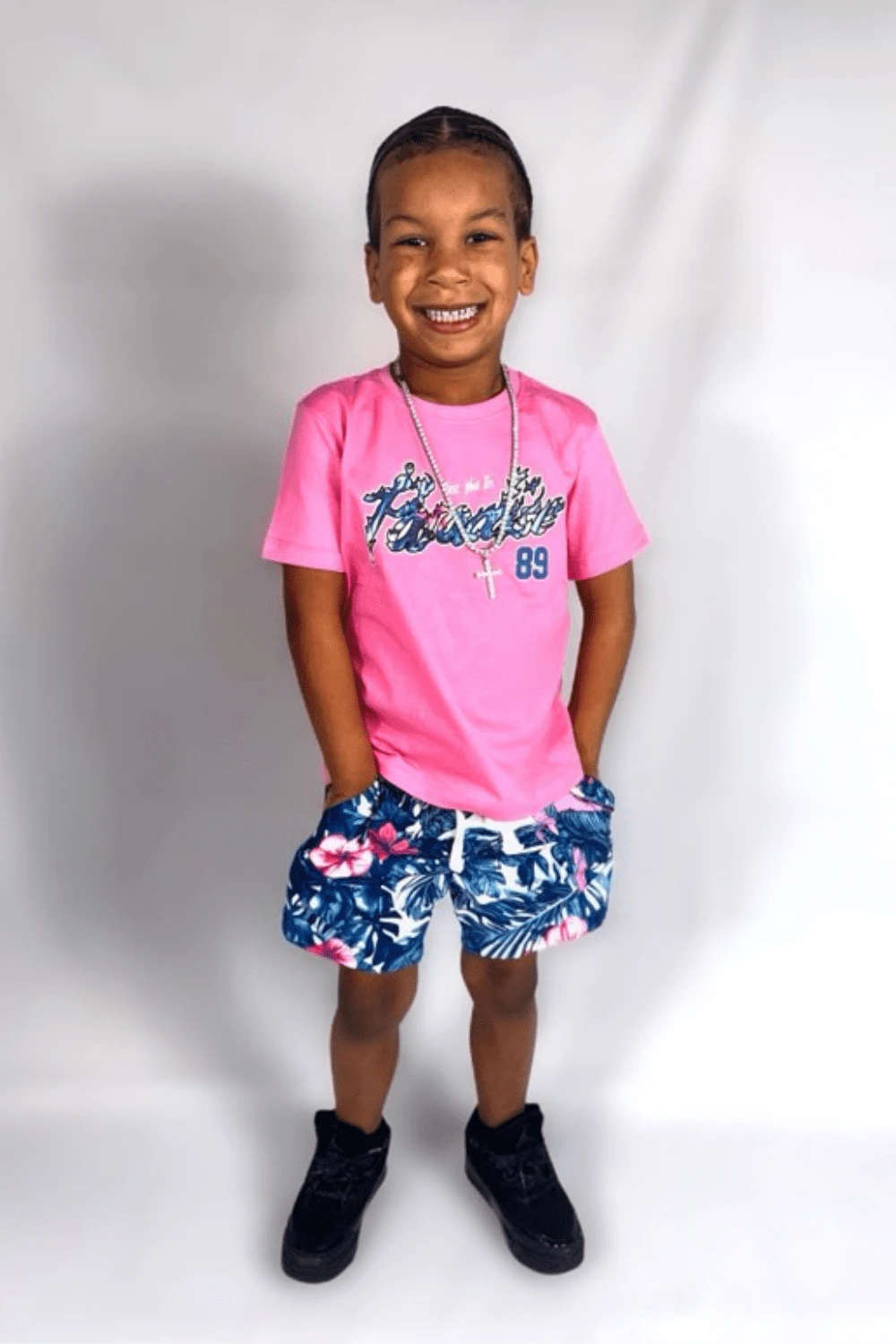 Kids Ibiza Lounge Shorts (Rainforest) - Image 2