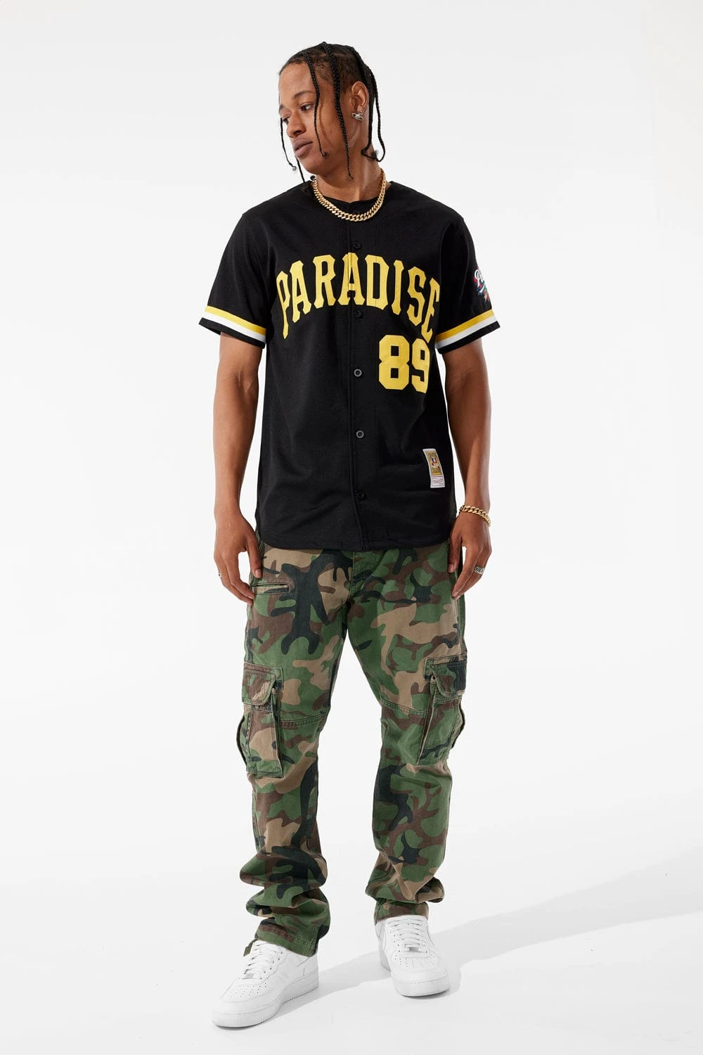 Steel City Baseball Jersey (Black) - Image 3