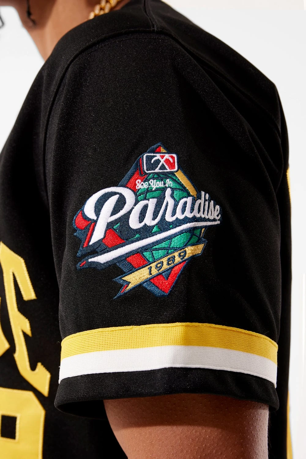 Steel City Baseball Jersey (Black) - Image 5