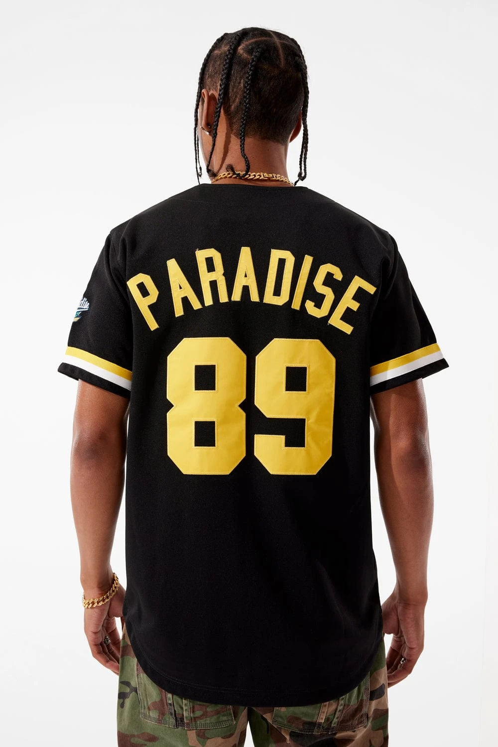 Steel City Baseball Jersey (Black) - Image 6