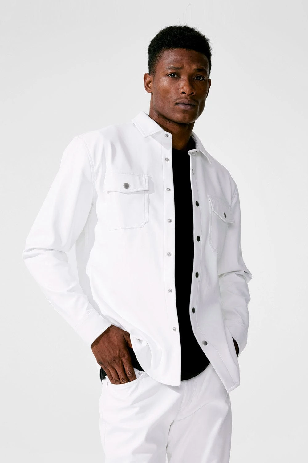 Thriller Button Up (White) - Image 3
