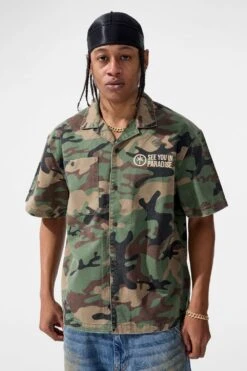 SYIP Vintage S/S Work Shirt (Vintage Camo)