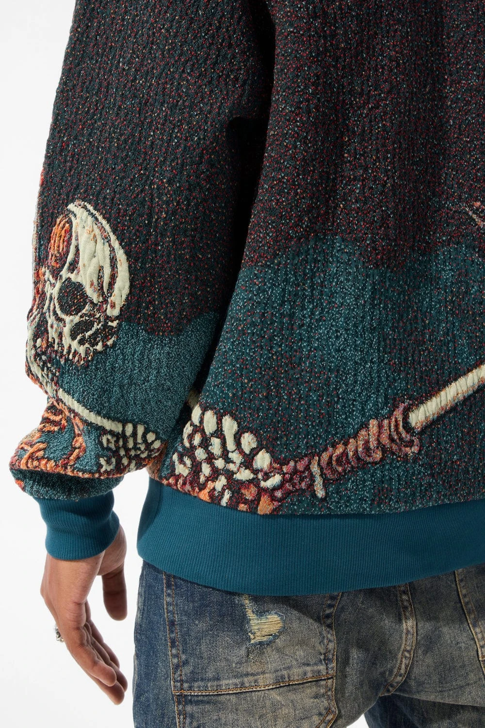 Silk Road Crewneck Sweater (Skulletal) - Image 4