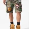 Retro - War Angel Cargo Shorts (Vintage Camo)