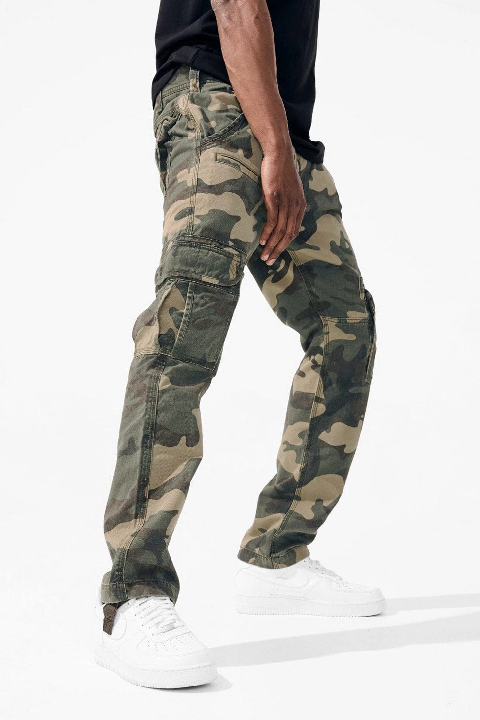 Xavier - OG Camo Cargo Pants (Woodland) - Image 4