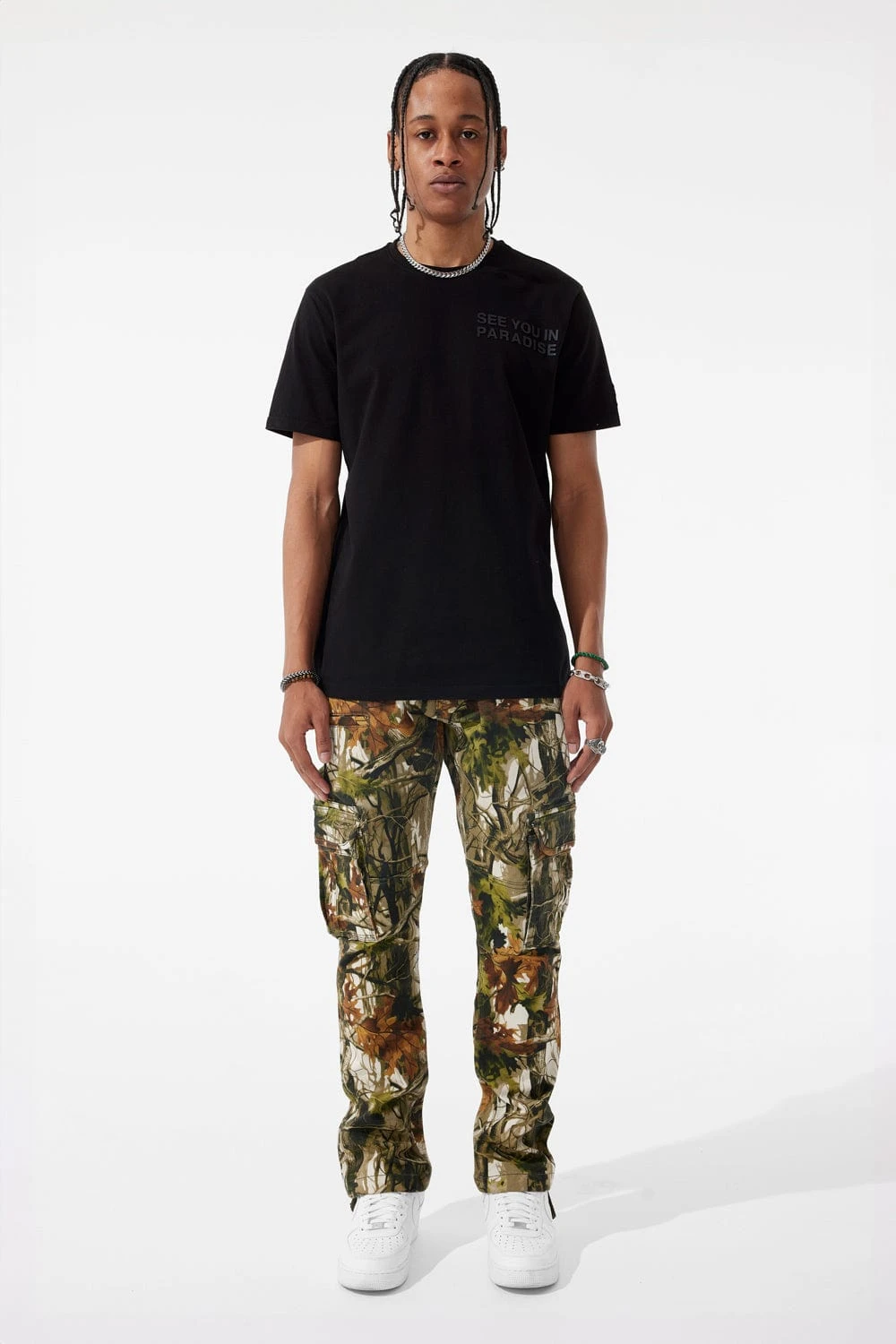 Xavier - OG Camo Cargo Pants (Oak) - Image 3