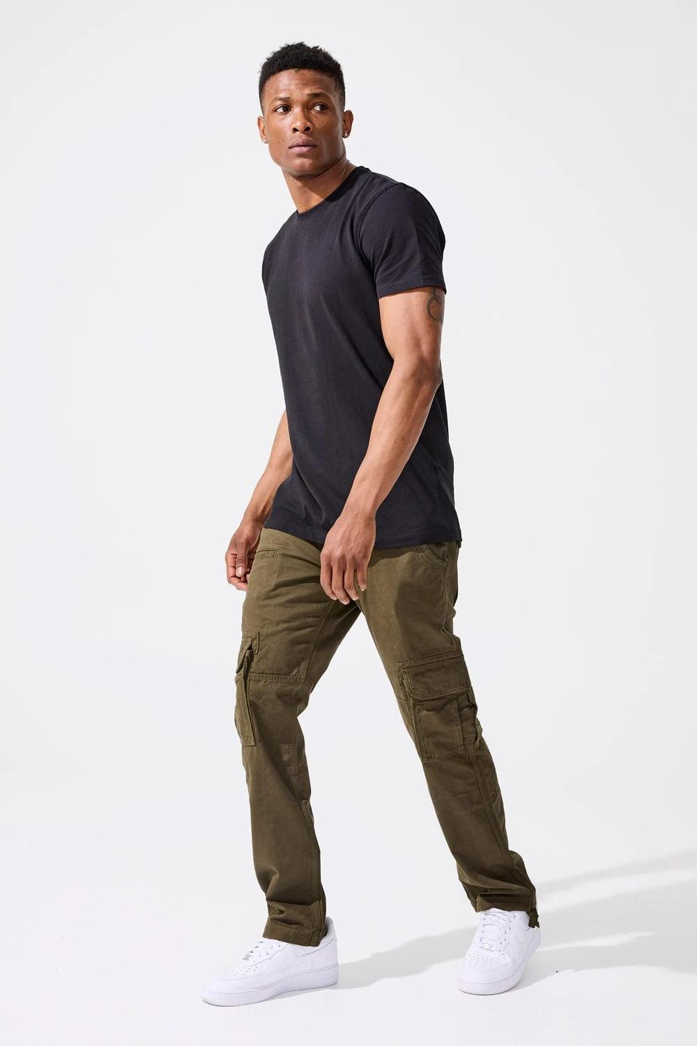 Xavier - OG Cargo Pants (Army Green) - Image 3