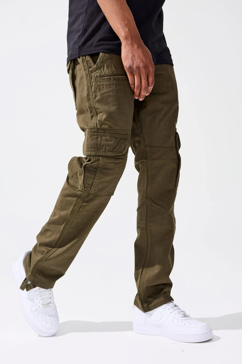 Xavier - OG Cargo Pants (Army Green) - Image 4