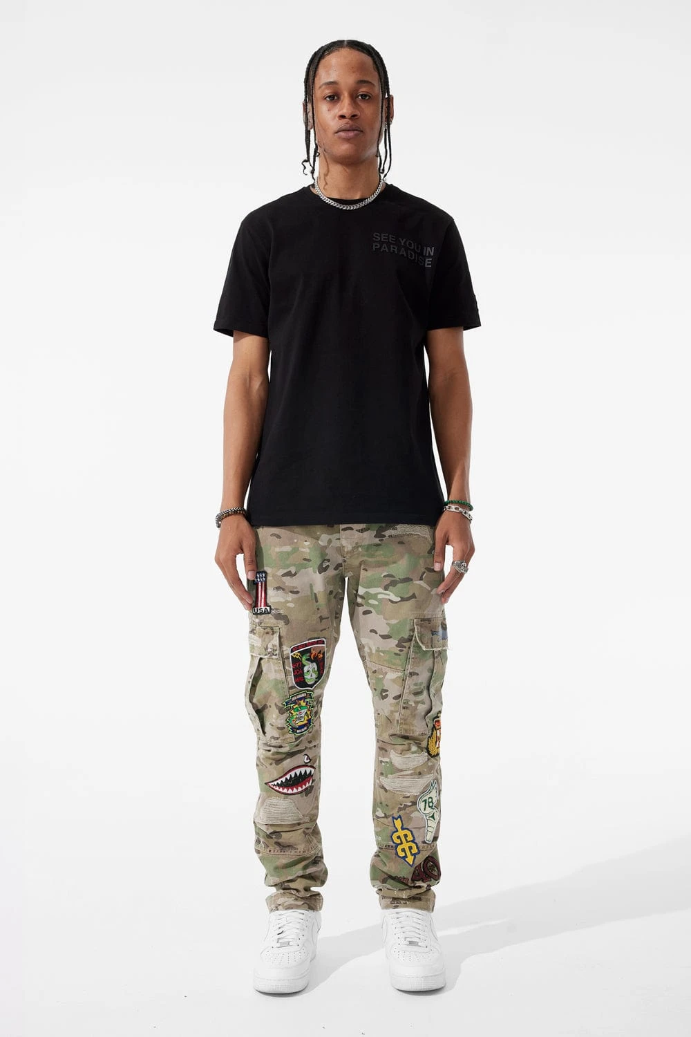 Xavier - War Angel Cargo Pants (Vintage Warhawk Diary) - Image 3