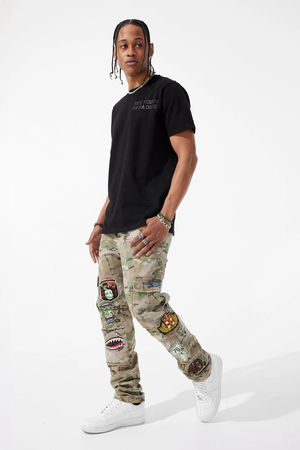 Xavier - War Angel Cargo Pants (Vintage Warhawk Diary) - Image 4