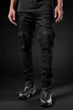 Ross - Heavy Hitter Cargo Denim (Black)