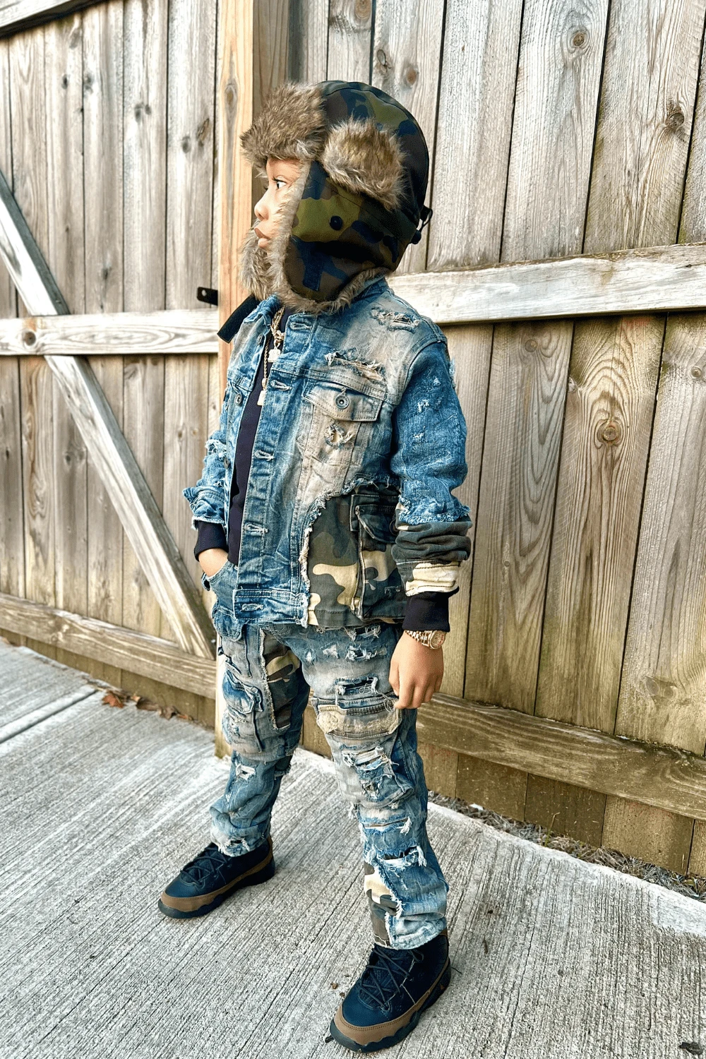 Kids Devotion Denim (Woodland) - Image 6