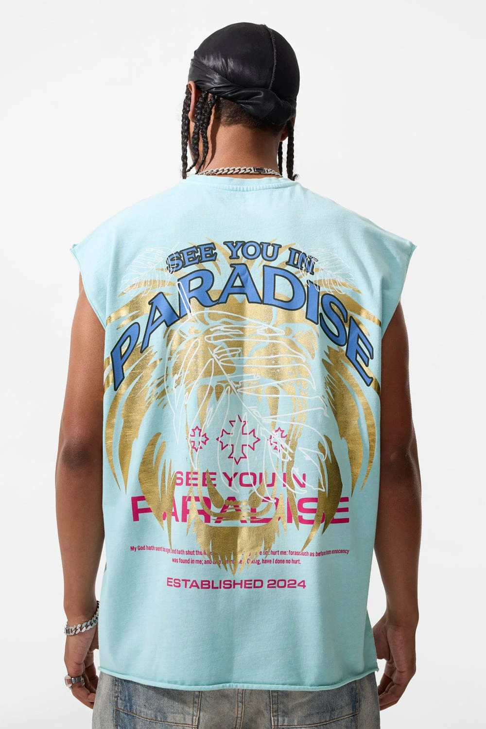 Lions Den Cut Off T-Shirt - Image 5