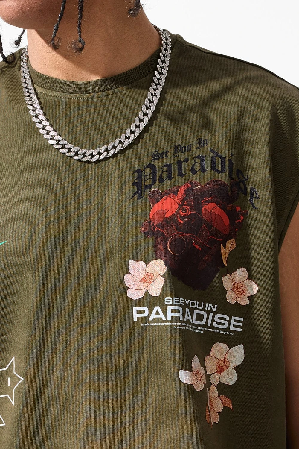 Heartfelt Cut Off T-Shirt - Image 4