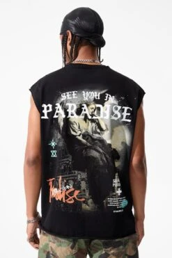Babylon Cut Off T-Shirt (Black)