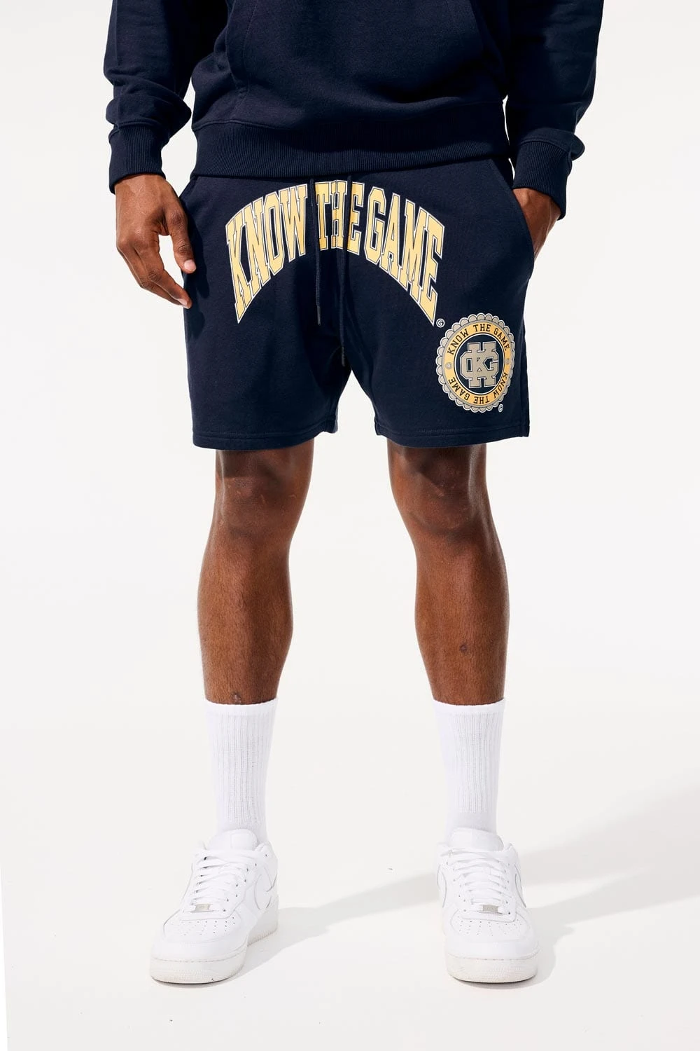 Athletic - Know The Game Shorts (Navy) - Image 3