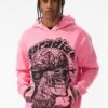 Cranial Paradise Pullover Hoodie (Pink)