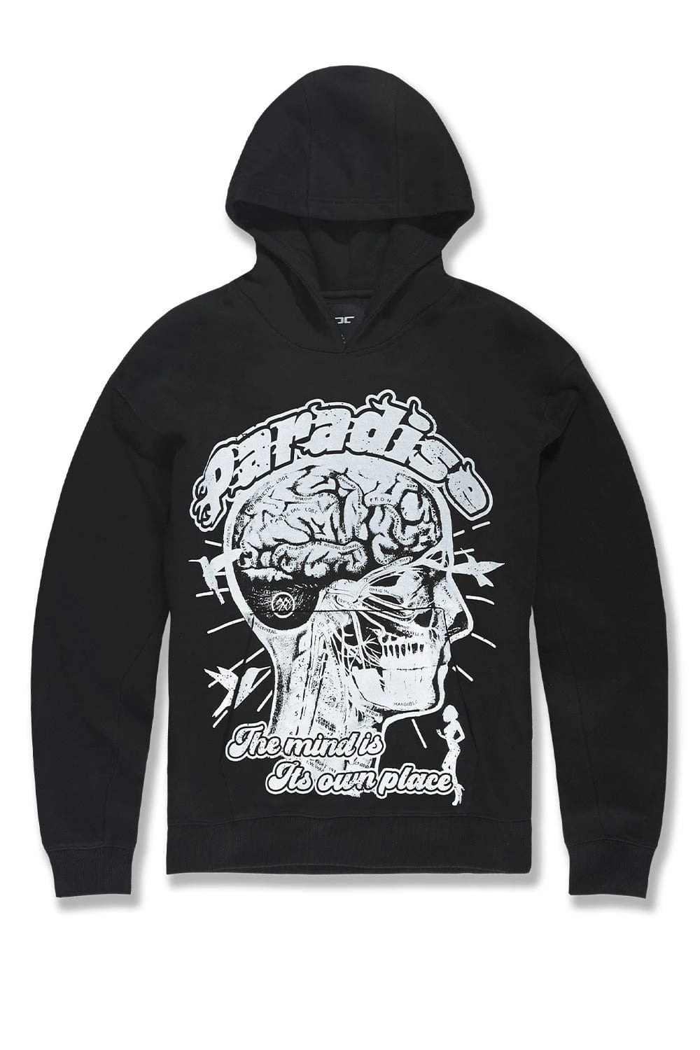 Cranial Paradise Pullover Hoodie (Black) - Image 2