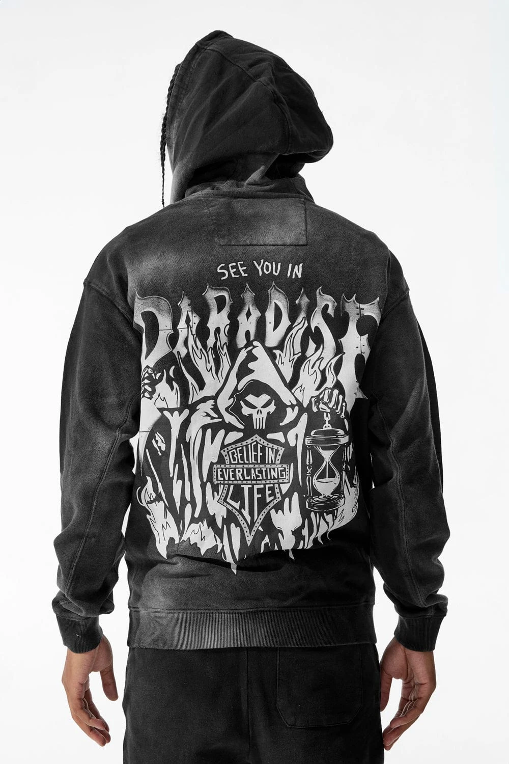 Afterlife Pullover Hoodie (Black Shadow) - Image 5