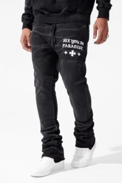 SYIP Stacked Sweatpants (Vintage Black)
