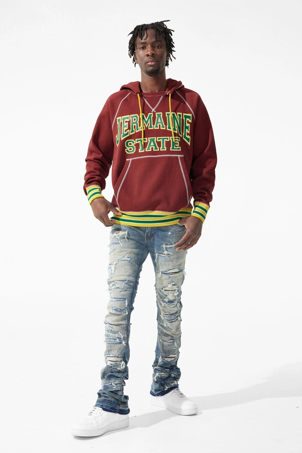 Collegiate Roots Pullover Hoodie (Cold World) - Image 2