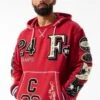 Hall Of Fame Pullover Hoodie (Deep Red)