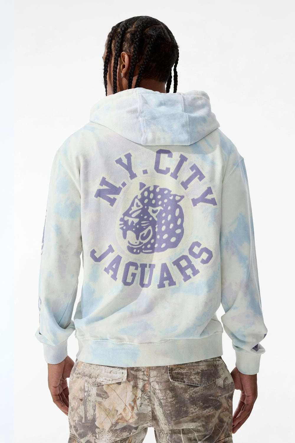 Wooster Zip Up Hoodie (Cream) - Image 3