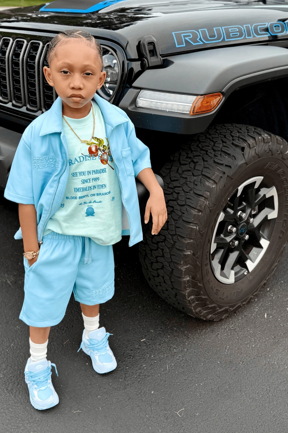 Kids Emeralds In Eden Boxy T-Shirt - Image 17