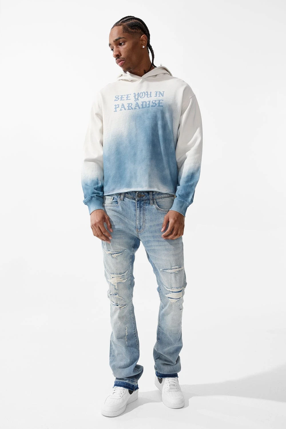 SYIP Cropped Pullover Hoodie - Image 3