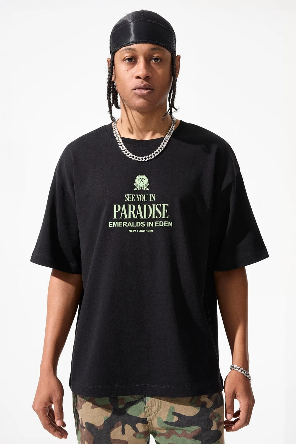 Emeralds In Eden Boxy T-Shirt - Image 10