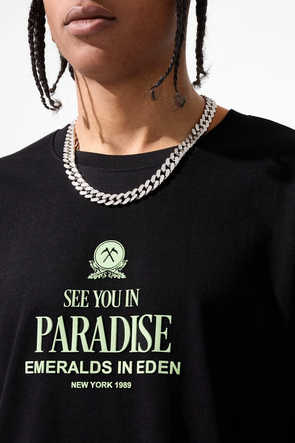 Emeralds In Eden Boxy T-Shirt - Image 13