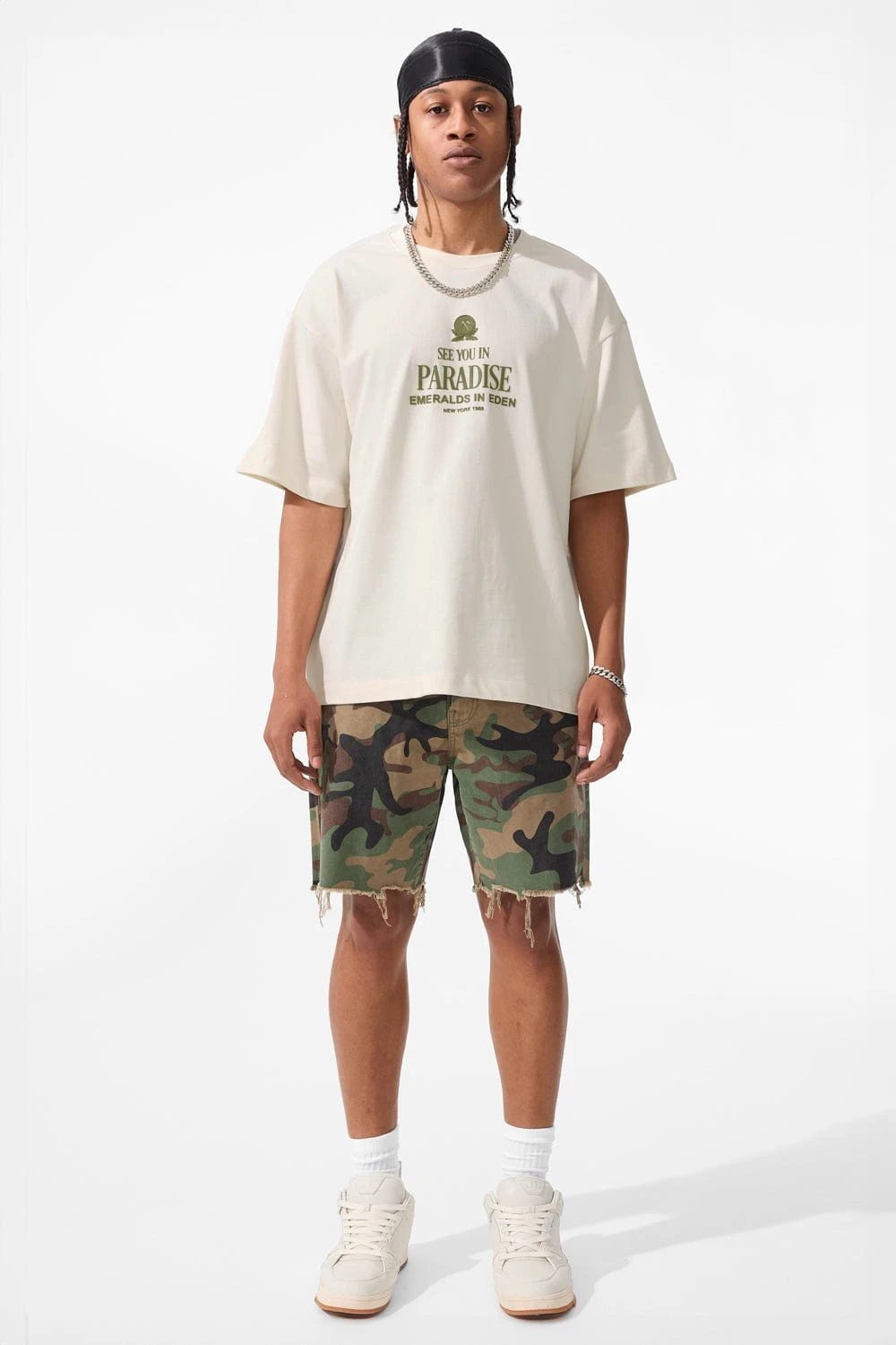 Emeralds In Eden Boxy T-Shirt - Image 3