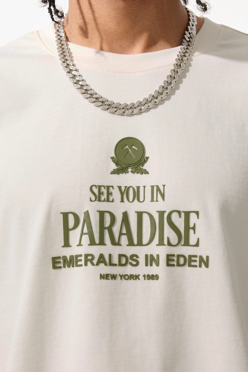 Emeralds In Eden Boxy T-Shirt - Image 4