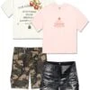 Graphic Tee & Short Bundle #1