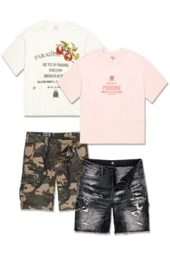Graphic Tee & Short Bundle #1