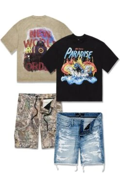 Graphic Tee & Short Bundle #3