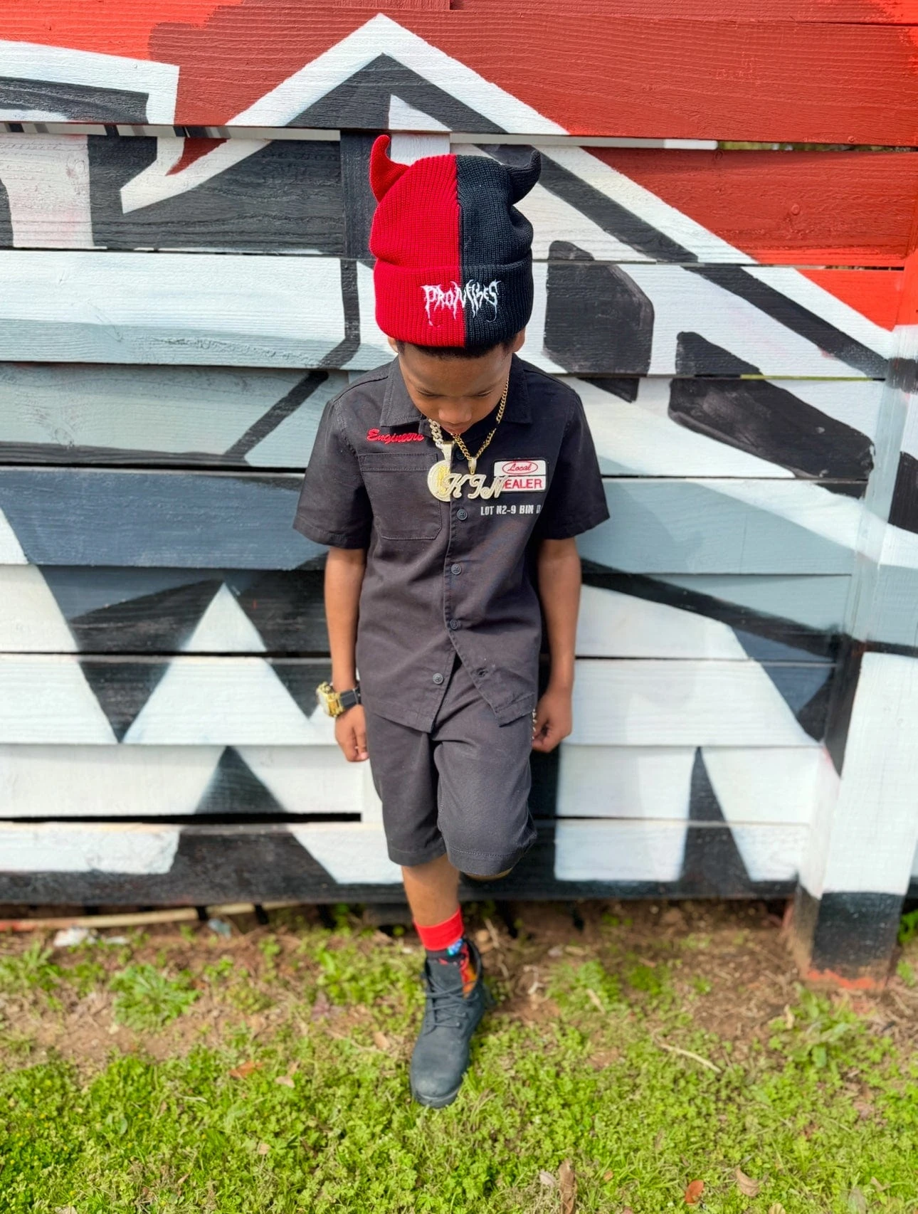 Kids The Re-Up Mechanic Shirt - Image 4