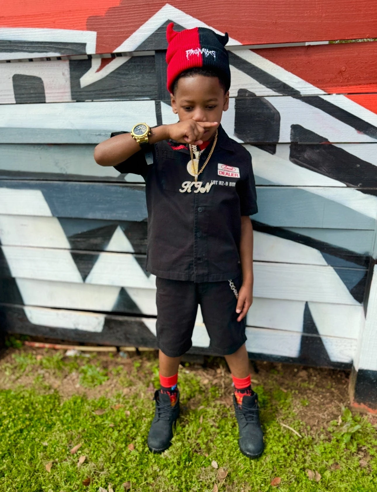 Kids The Re-Up Mechanic Shirt - Image 5