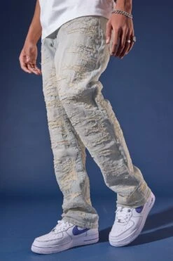 Aaron - Molten Denim (Cream Wash)