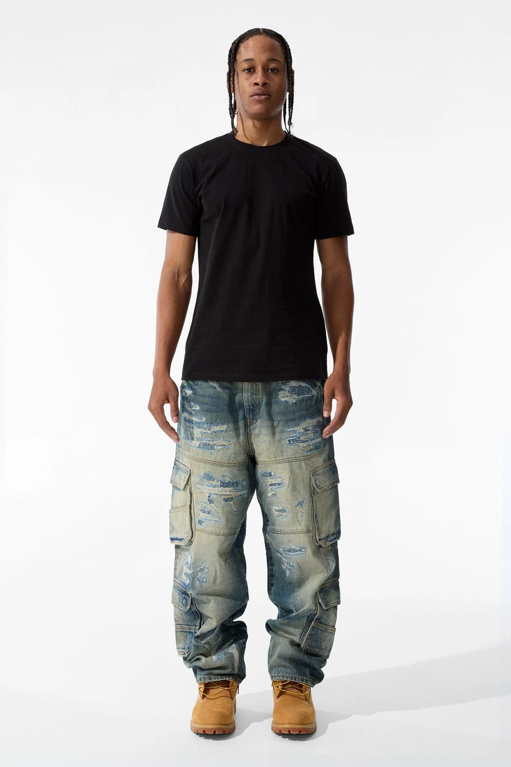 Brian - Blue Collar Cargo Denim (Desert Storm) - Image 3