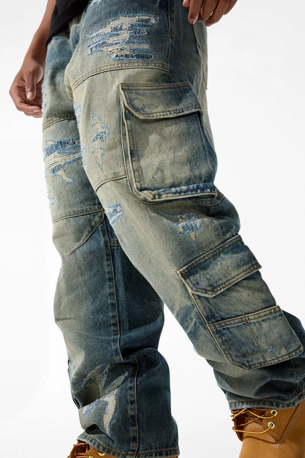 Brian - Blue Collar Cargo Denim (Desert Storm) - Image 5