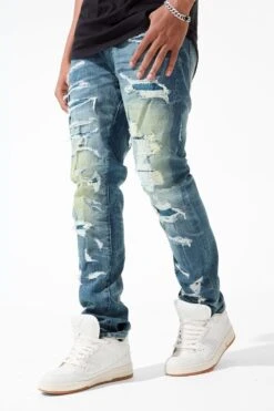 Collins - Black Widow Denim (Azure Gold)