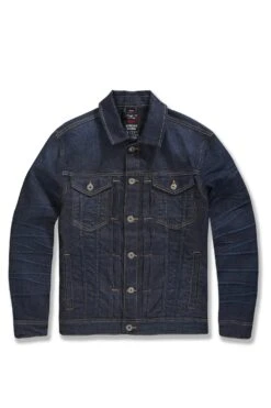 Gaucho Denim Trucker Jacket (Dark Indigo)