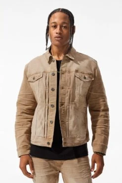 Meadowlands Denim Trucker Jacket (Earth Tones)