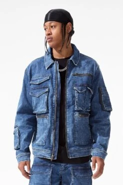 Legion Denim Trucker Jacket (Dark Indigo)