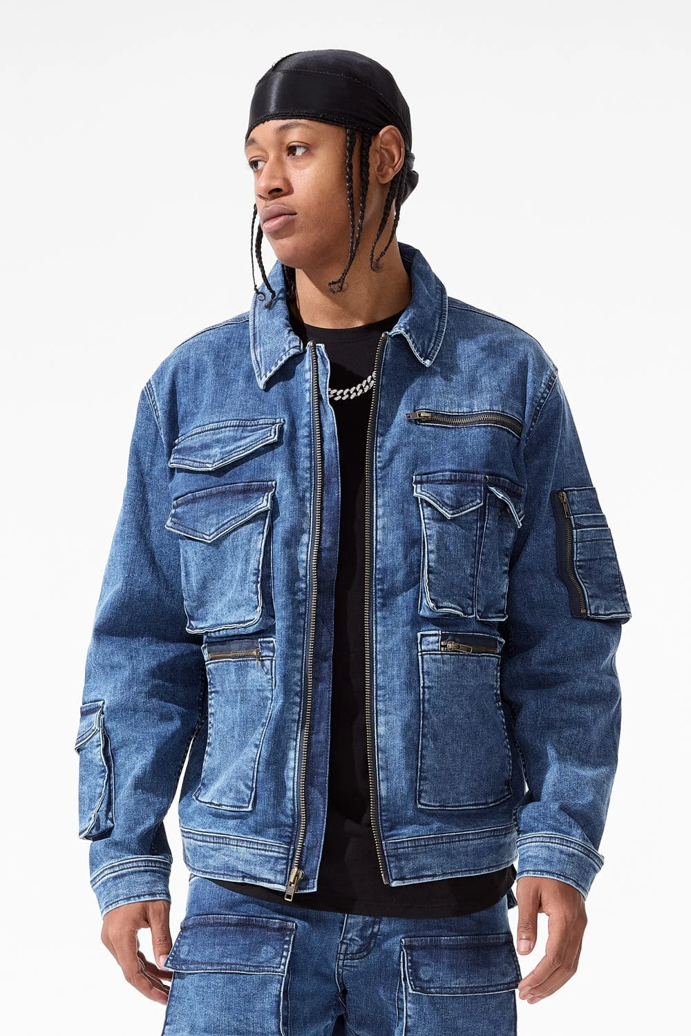 Legion Denim Trucker Jacket (Dark Indigo)