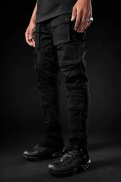 Ross - Maui Cargo Pants (Jet Black)